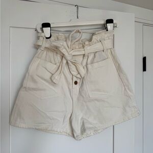 Women's Paperbag Jean Shorts